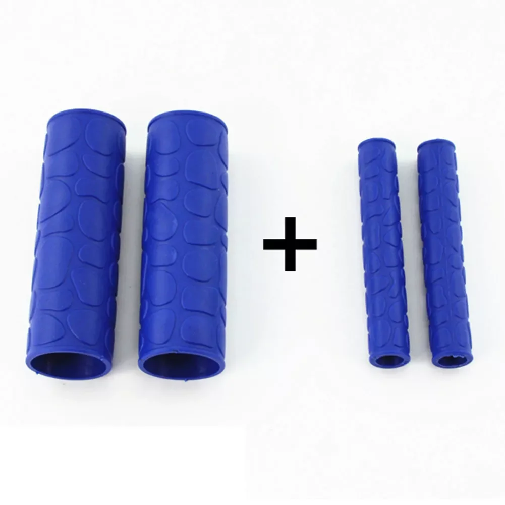 

2 Pairs Universal Motorcycle Handlebar Grip Brake Clutches Lever Cover Protector Soft Rubber Bar Brake Handle Silicone Sleeve