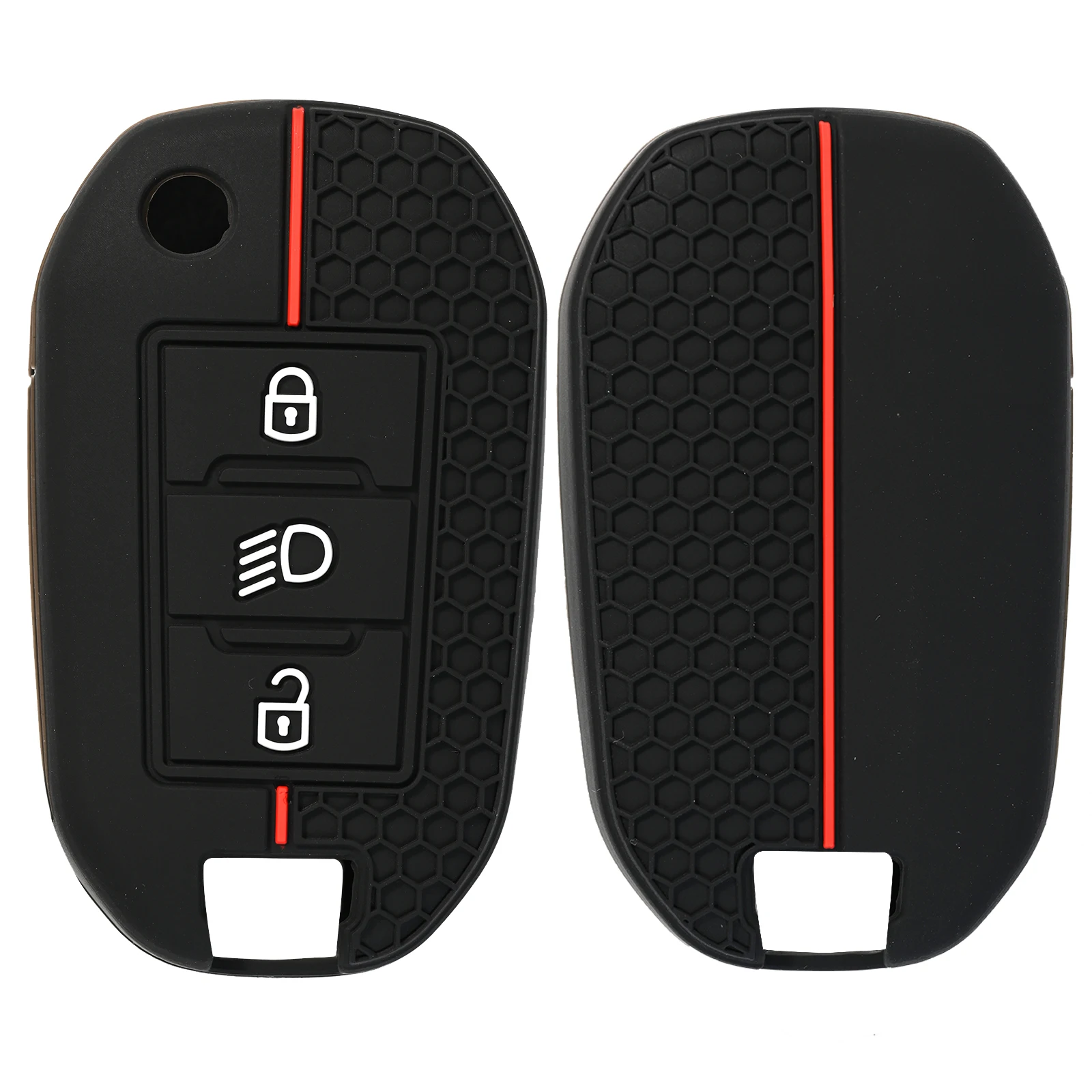 Для Peugeot 3008 308 208 508 5008 Citroen C6 2022 Умный силиконовый автомобильный брелок с