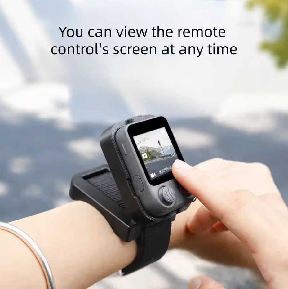 Фото Регулируемый держатель для пульта дистанционного управления DJI Pocket 4 Pro/Mobile 8P с поворотным быстросъемным магнитным ремешком на запястье №3