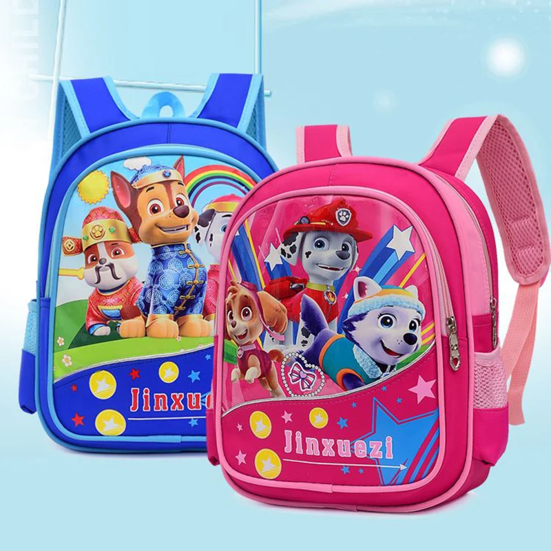 

Paw Patrol Style Children's School Bags Soft Fabric With Large Capacity Paw Patrol Design Backpack Lovely Mother Package