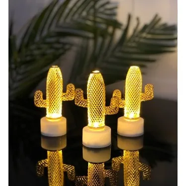 

LED лампа в форме кактуса 12 'li посылка подарок