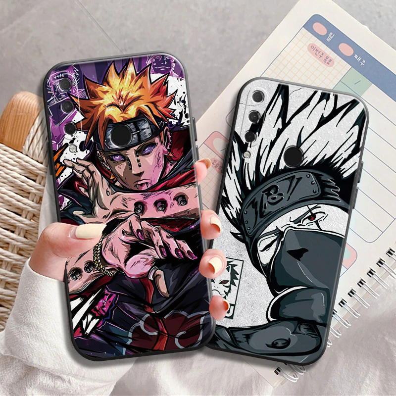 

Naruto Japan Anime Phone Case For HUAWEI P30 P40 Lite Pro Plus 5G Black Protective Carcasa Back Original Funda TPU Shell