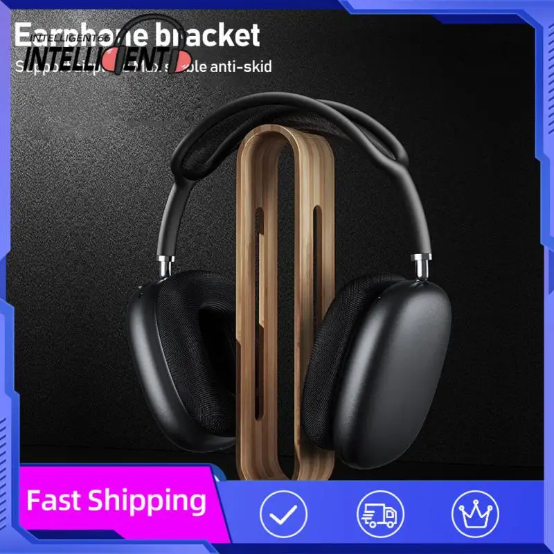 

Aluminum Alloy Headphone Bracket Silicone Base Protection Nordic Style Headset Display Stand Double Protection Headphone Stand