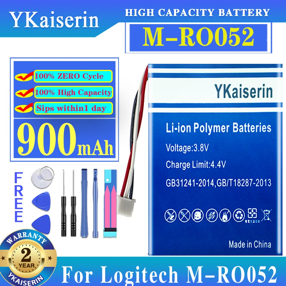 

YKaiserin MRO052 Battery for Logitech M-RO052, MX Anywhere 2 Anywhere 2 MX Master, MX Master 2, MX Master2 MX Master 2s, MX Mast