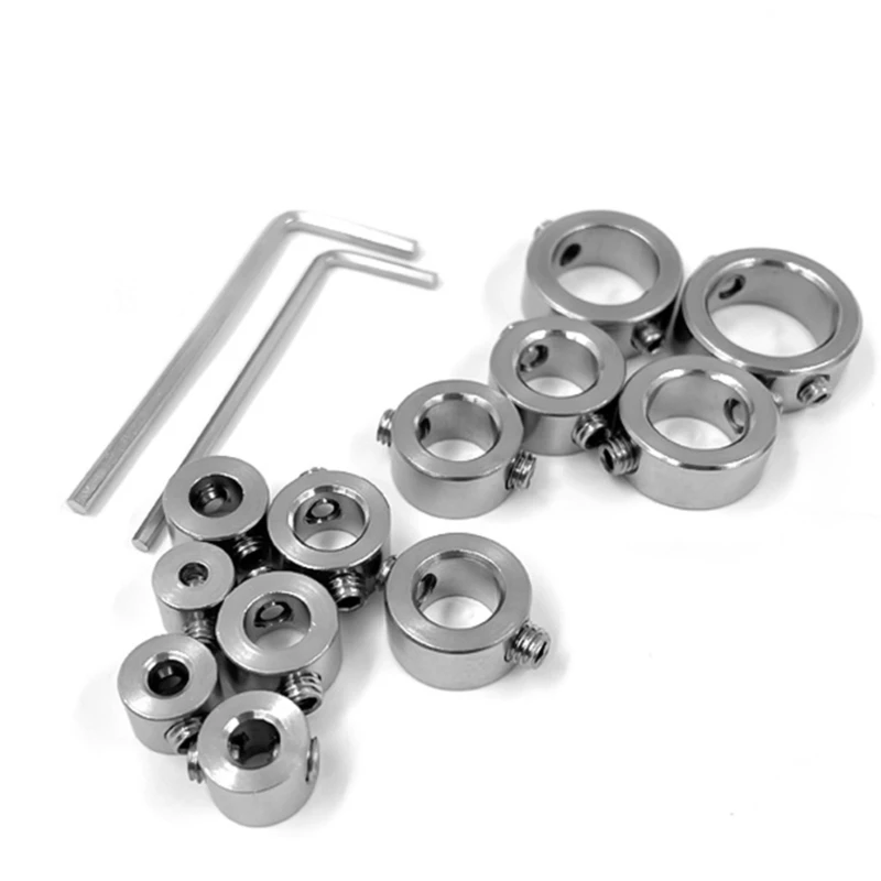 

Woodworking Drill Bit 3-16mm Shaft Depth Stop Collars Ring Positioner Drill for wood Drill With Hexagon Wrench Bit Tool M4YD