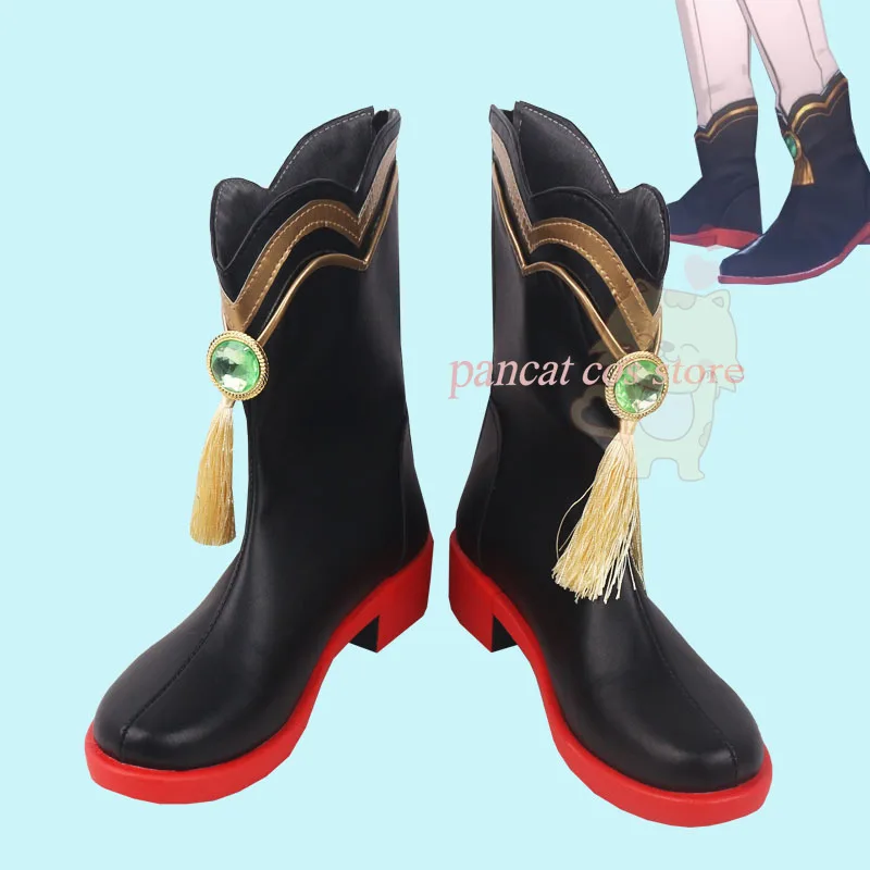 

Ensemble Stars Tsukinaga Leo Cosplay Shoes Comic Anime Game Cos Long Boots Cosplay Costume Prop Shoes for Con Halloween Party
