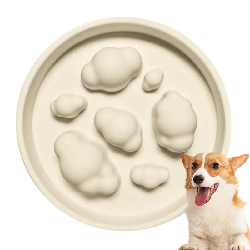 

Pet Dog Puzzle Bowl Healthy Slow Food Feeder Anti-slip Anti-gulping Feeding Bowl For Cat Dog Food Feeding Slow Feeder