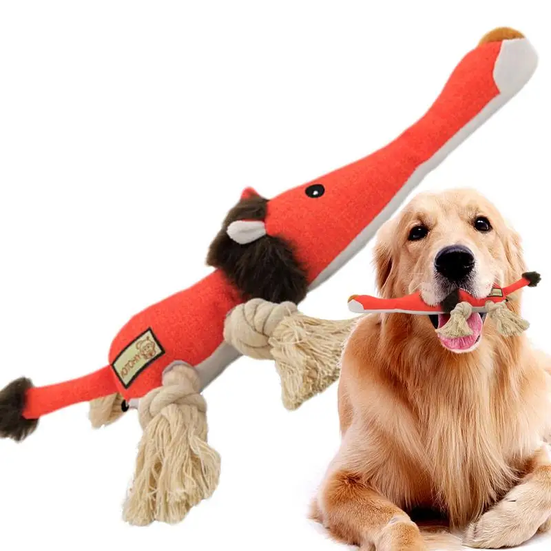 Плюшевые игрушки для собак жевания хлопковая веревка узел жевательная кукла