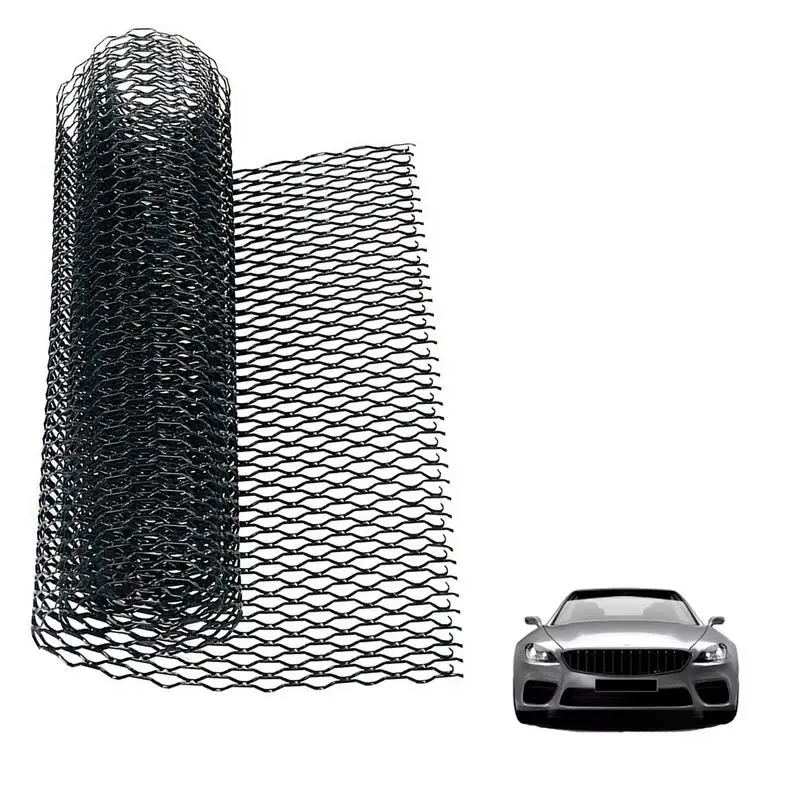 

Автомобильные решетки 40x13 дюймов, автомобильная фоторешетка, вставка в решетку автомобиля, сотовая сетка, многофункциональная черная алюминиевая сетка, лист