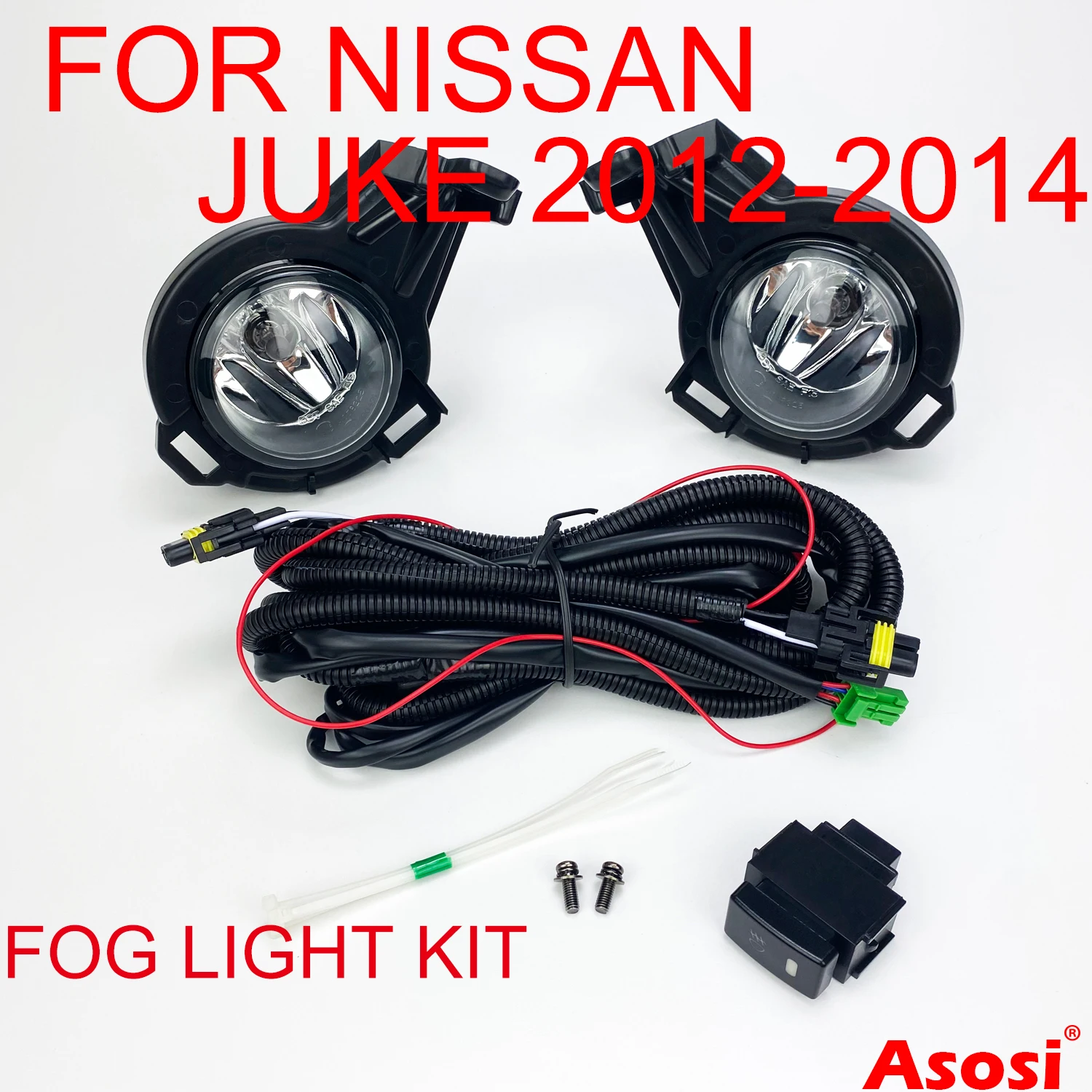 Передний бампер противотуманный Аккумулятор для Nissan Juke 2012 2013 2014 правая + левая