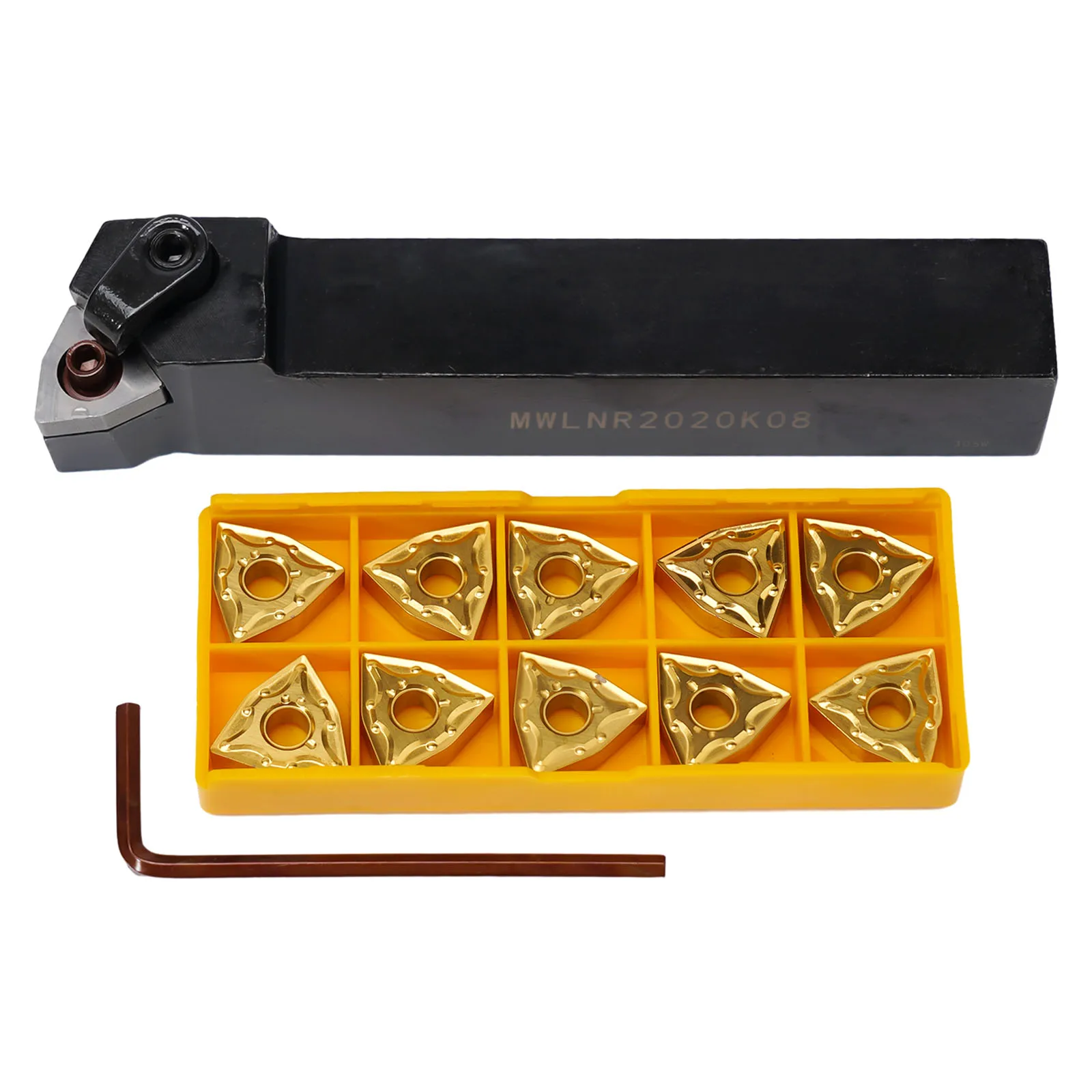 Держатель для токарного инструмента карбидная вставка DWLNR2020K08 держатель