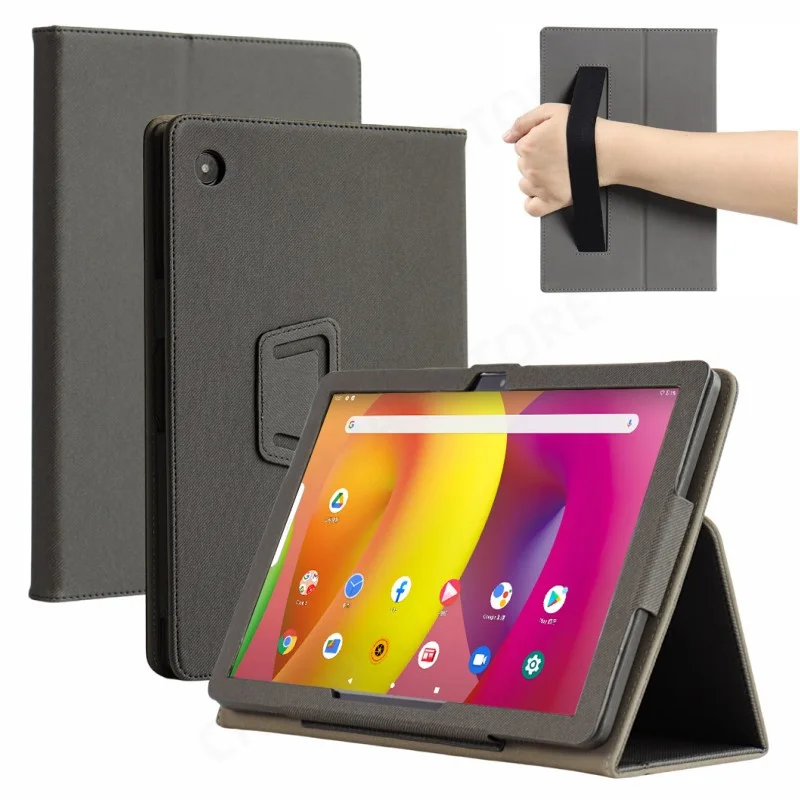 Чехол Funda для TCL Tab 10L 8491X 2022 10 1 дюйма магнитный чехол планшетного ПК с ремешком на