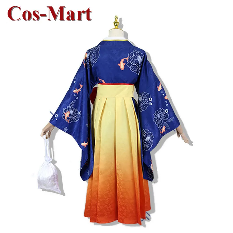 Cos-Mart аниме VTuber Hololive EN Watson Amelia косплей костюм милое кимоно униформа активная