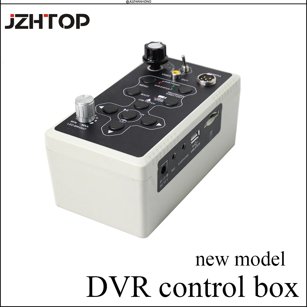 Фото Трубчатая камера DVR блок управления 10x цифровой зум запись MP4 батарея Встроенный USB DC SD слот для карты №1