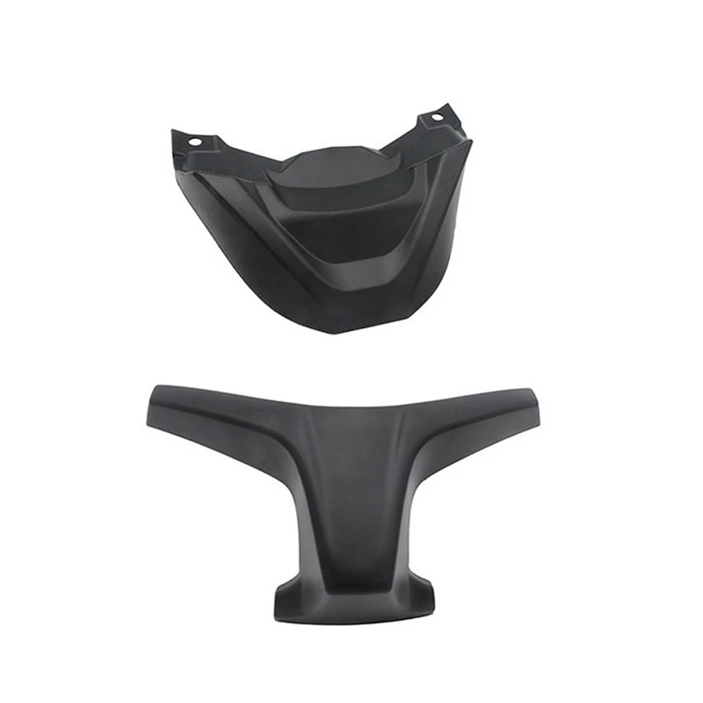 

For Honda ADV 150 Adv150 2019-2021 Front Headlight Panel Front Beak Nose Fairing Extension Cowl Accessories Black 2Pcs
