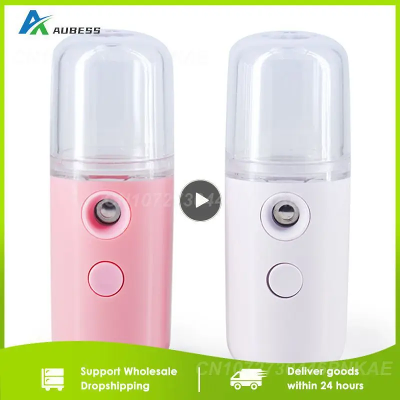 

1~10PCS 30ML Mini Nano Facial Sprayer Nebulizer Face Steamer Air Humidifier Portable Hydrating Anti-aging Wrinkle Women Beauty