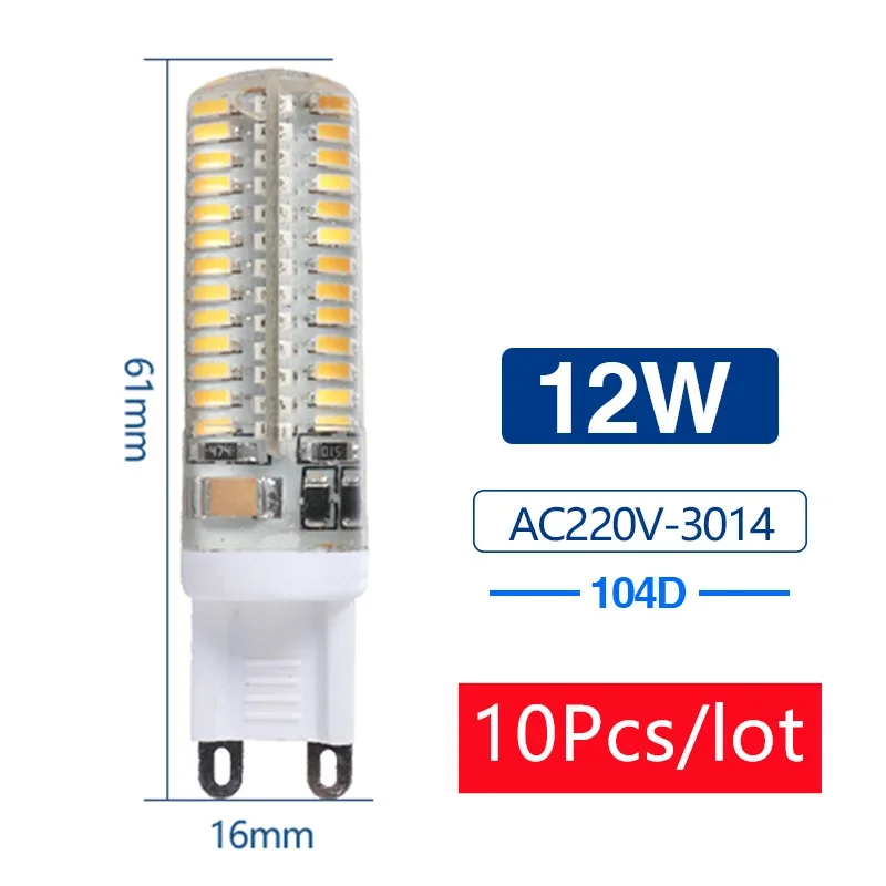 

LATTUSO Светодиодные лампы G4/G9 10 шт.