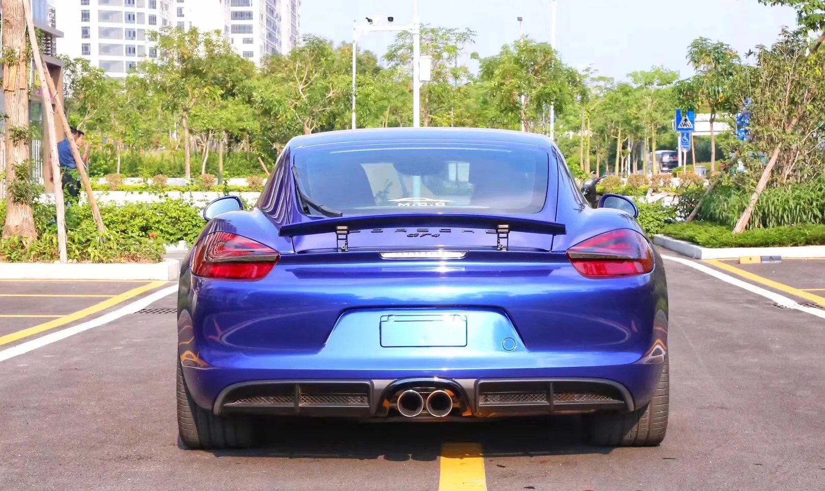 981 GT4 стильный боди для Porsche cayman/boxster модификация Тайвань-праймер полипропиленовый