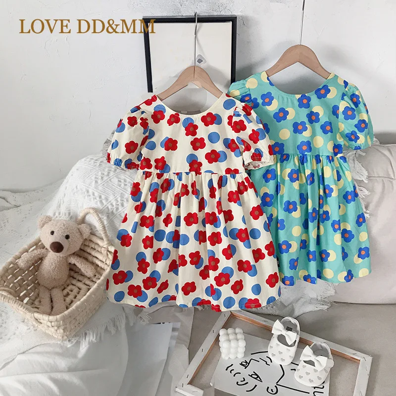 Платья принцессы LOVE DD &amp MM для девочек лето 2022 повседневное детское платье с
