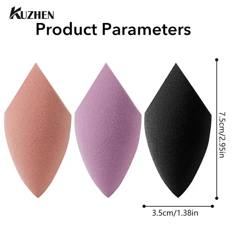 1PC Makeup Puff Microfiber Velvet Sponge Makeup Blender Sponge Powder Egg Shaped Foundation Concealer Cream Face Cosmetic