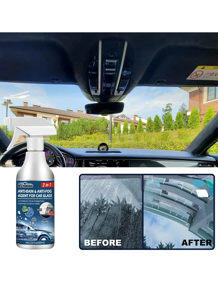 Противотуманный спрей против дождя 60 мл автомобильное стекло устойчивое к дождю