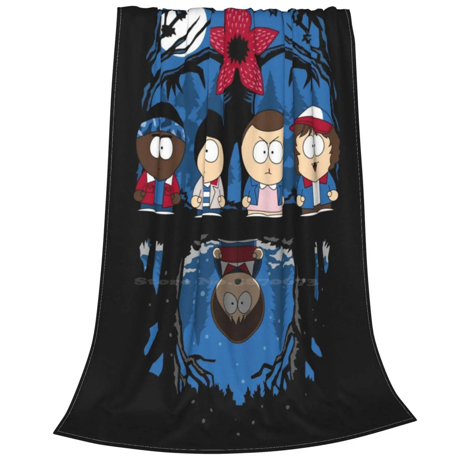 Лидер продаж домашнее фланелевое одеяло в стиле фильма очень странные парки