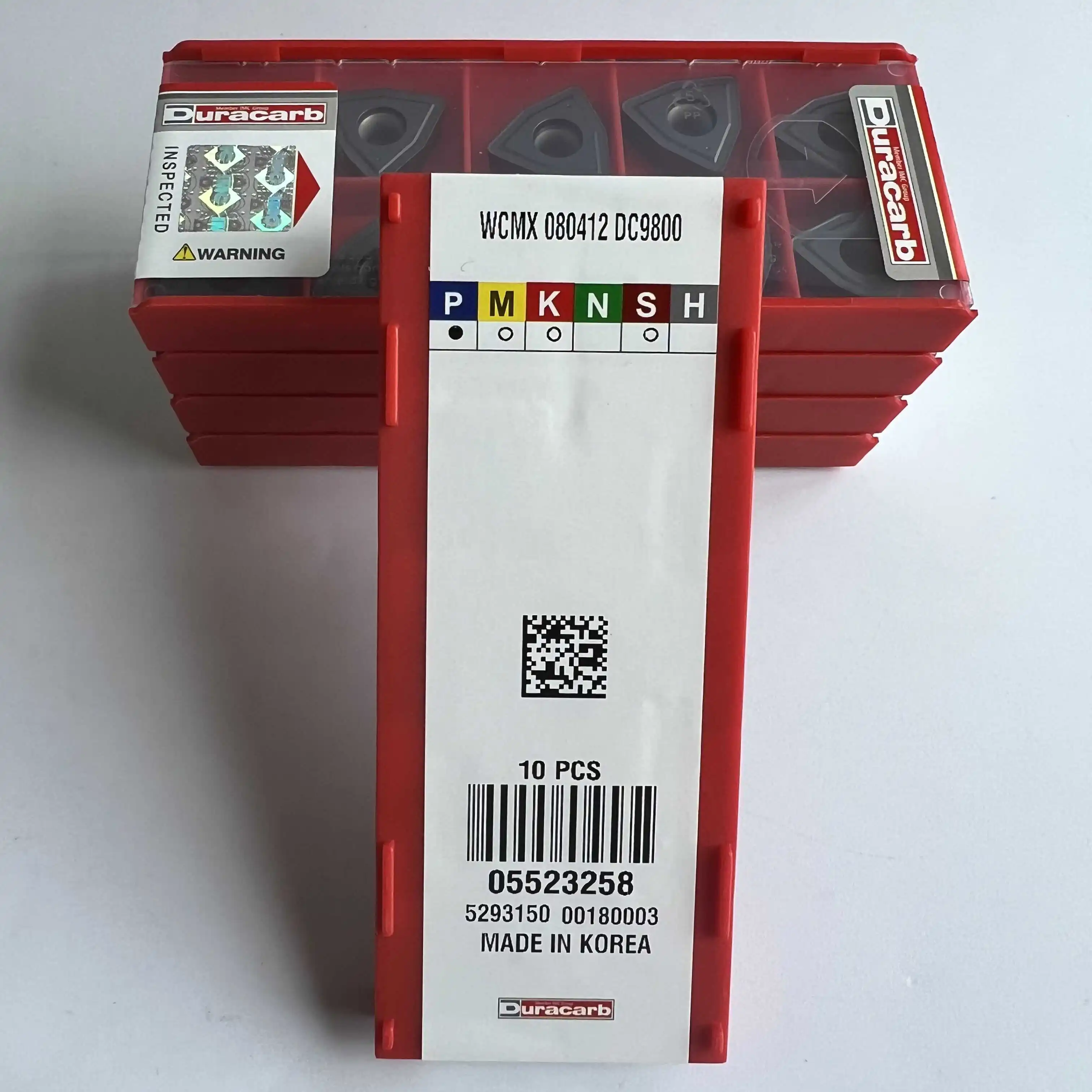 Наборы лезвий WCMX 080412 DC9800 твердого сплава 10 шт.