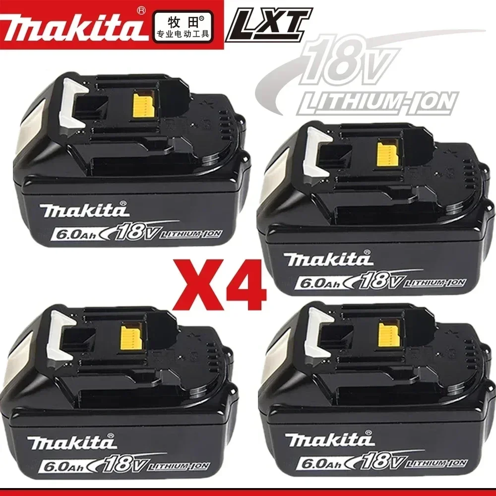 Оригинальная батарея Makita 6Ah/5Ah/3Ah для 18 В BL1830B BL1850B BL1850 BL1840 BL1860 BL1815 сменная литиевая