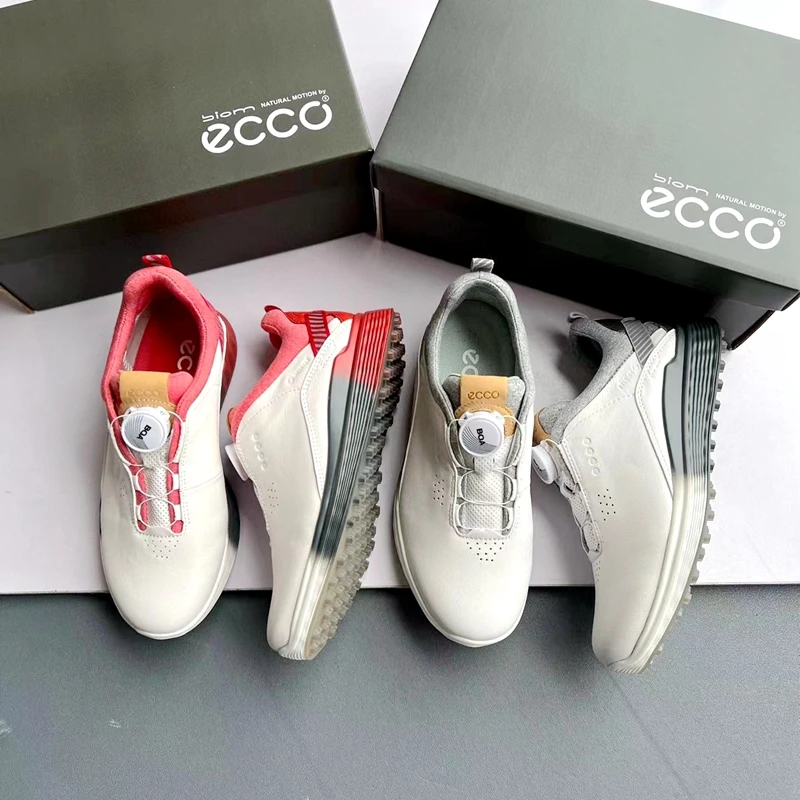 

Golf Shoes Womne's BOA Knob Anti-Slip Shock Absorber Waterproof Spikeless Golf Ladies Sneakers