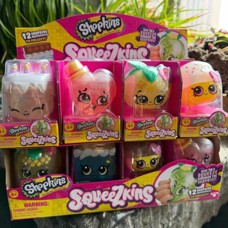 Фото В наличии! Оригинальный слайм Shopkins: приятный на ощупь, антистрессовый, мягкий, в форме фруктов. Идеальный подарок. №2