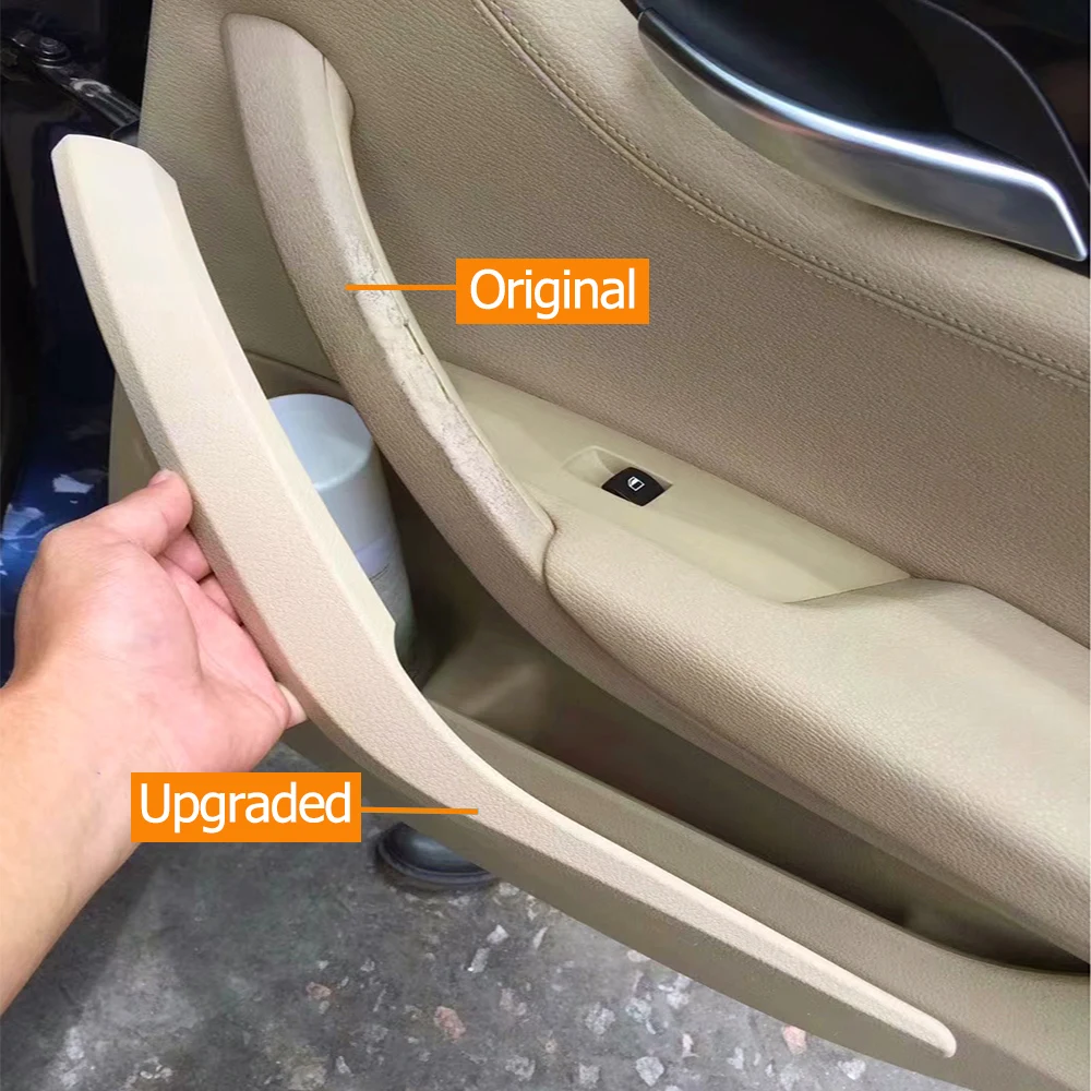 Модернизированная Крышка для внутренней ручки автомобиля из углеродного