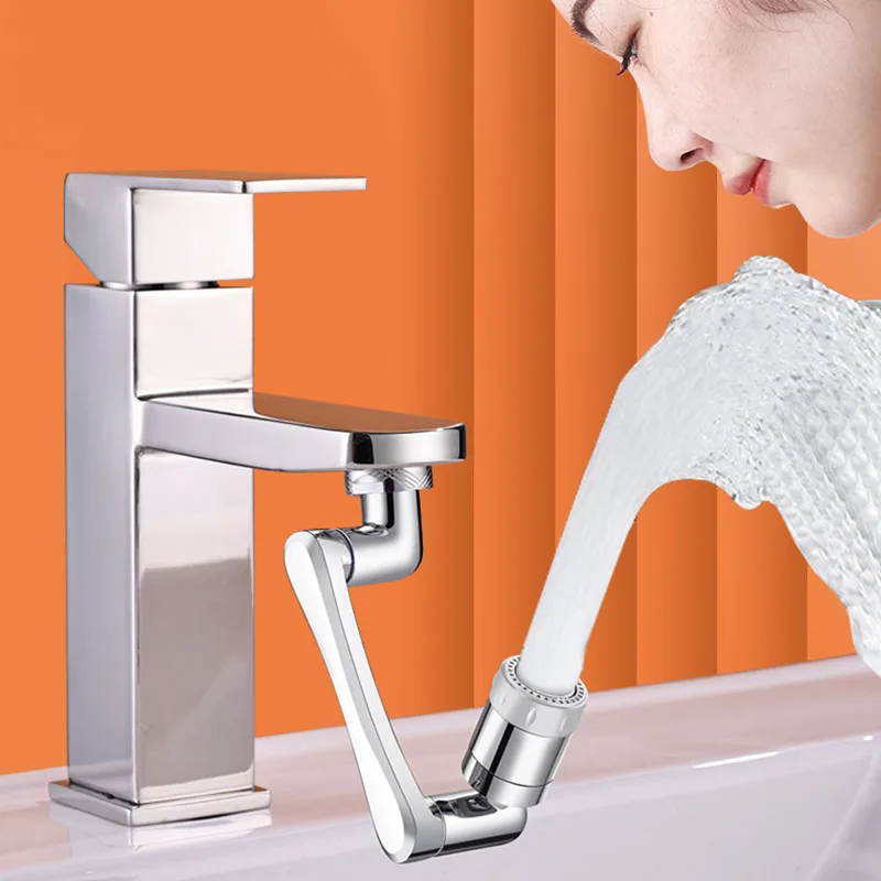 

Multifunctional Faucet Extension 1080 Degree Rotating Mechanical Arm Filter Water Tank Faucet Bubble Water Tank Accessories