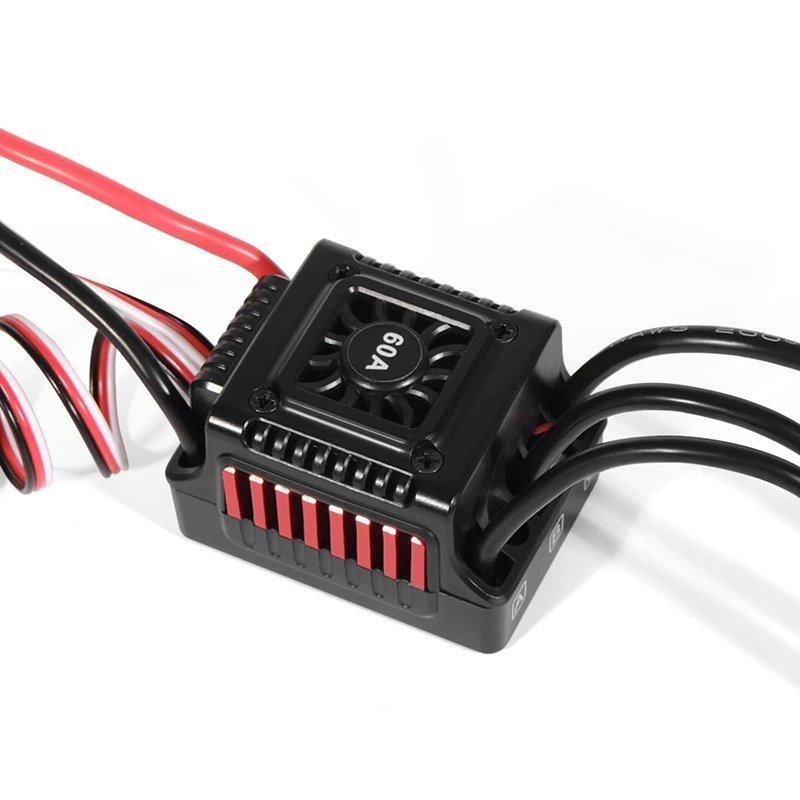 WSDT-60A RC безсенсорный бесщеточный водонепроницаемый 60A ESC подходит для 1/10