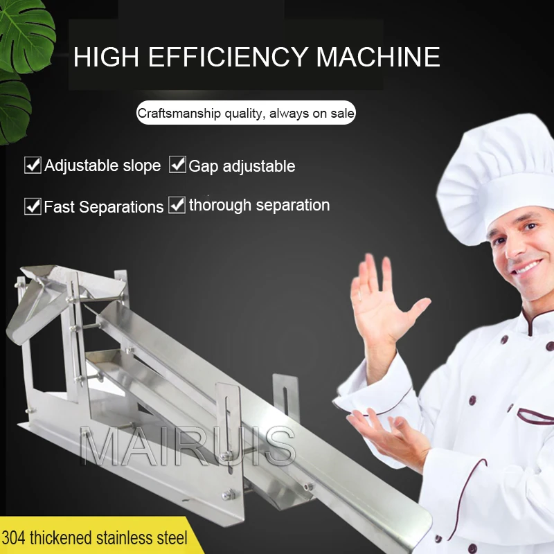 Сепаратор для яиц просеивания белого желтка Фильтр яичного белка-желт Машина