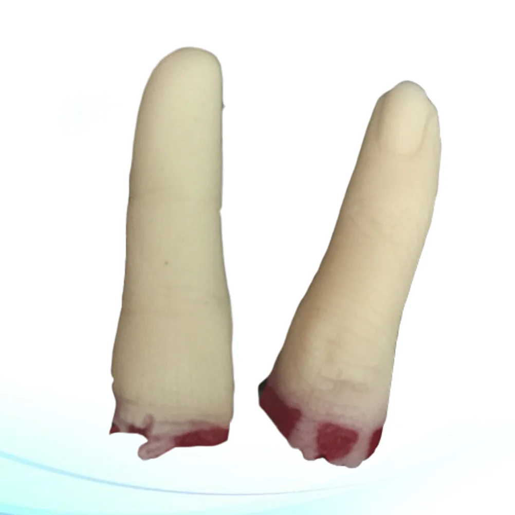 

8pcs Simulated Props Mischief Horror Realistic Novetly Broken Fingers for April Fool's Day Party