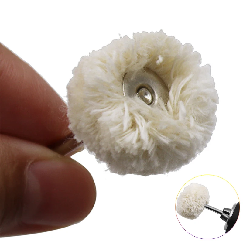 

10pcs 3mm Wool Polishing Brush for BOSCH Dremel Accessories Grinding Buffing Wheel Grinder Head Drill Rotary Tool Accessories