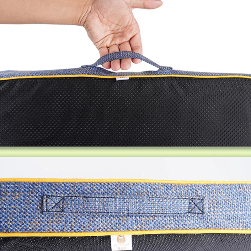 Ортопедическая кровать для собак с ручкой переноски подстилка коврик со съемным