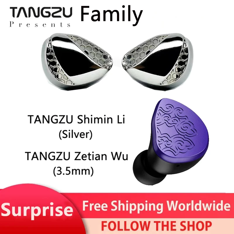 TANGZU Zetian Wu Hifi 14,5mm Planar In EAR Earphone 3,5/4,4 TANGZU Family y Shimin Li LXDAC M1 PK S12 Timeless POWER