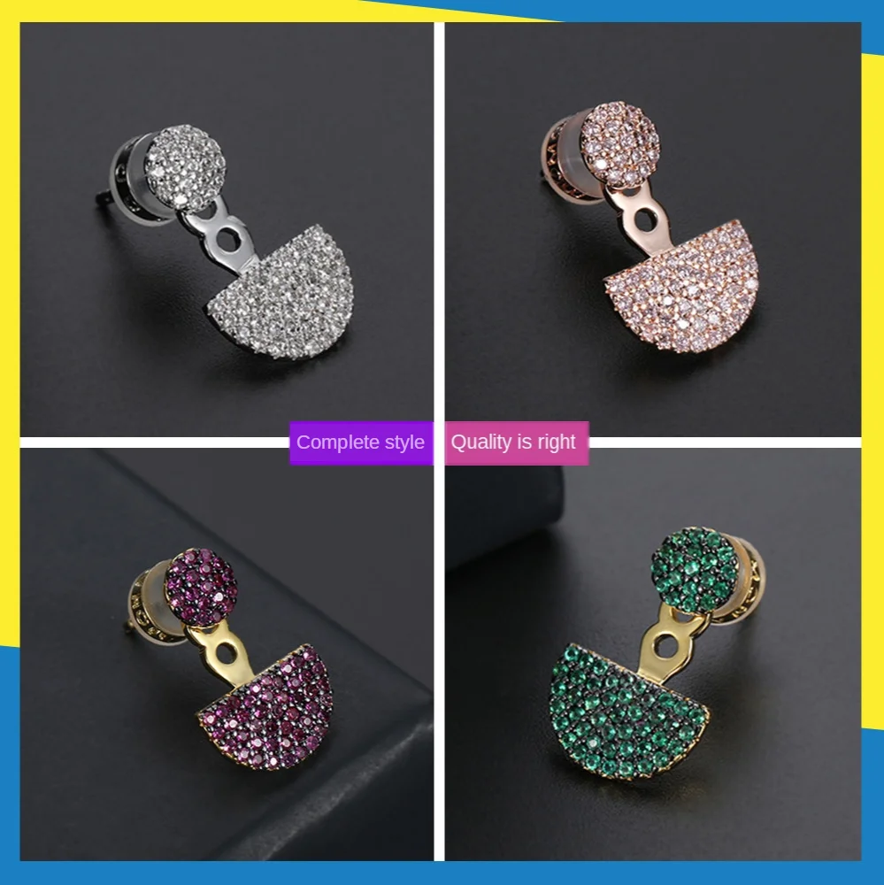 

Серьги женские полукруглые, в стиле ретро