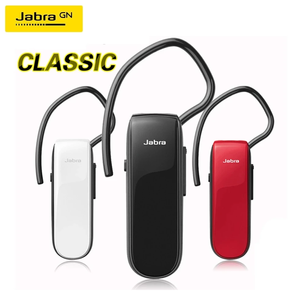 

Jabra Classic Bluetooth Handsfree Earphones Wireless Bluetooth Business Headset HD Voice Stereo Calls In Car Long Battery Life