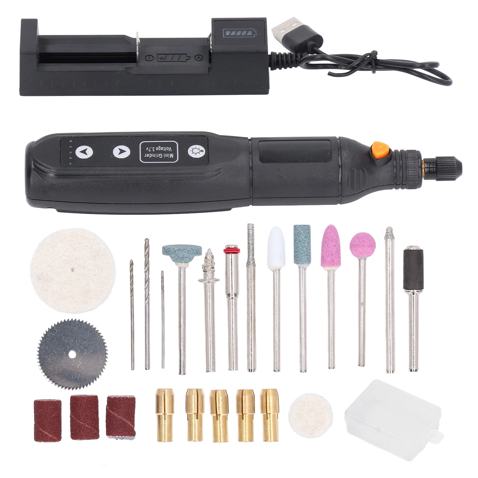 

3.7V Mini Electric Drill Grinder Engraver Multifunctional USB Charging Drill Electric Tool Machine