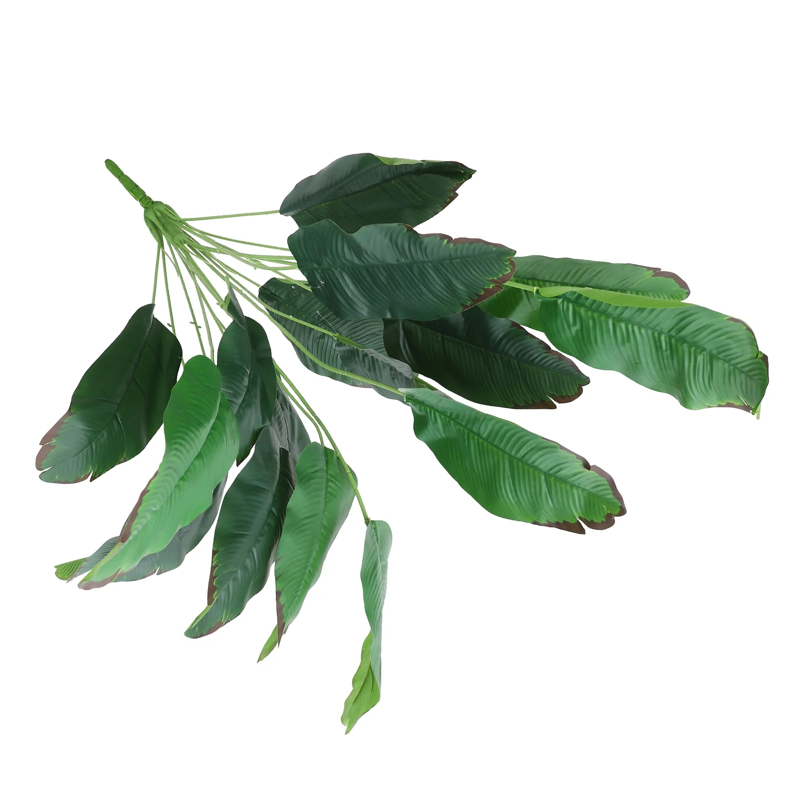 

Artificial Plants Indoor Fake Leaves Layout Decor Potted DIY Pvc Vase Decoration Simulation Adornment Simulated Leaf Home