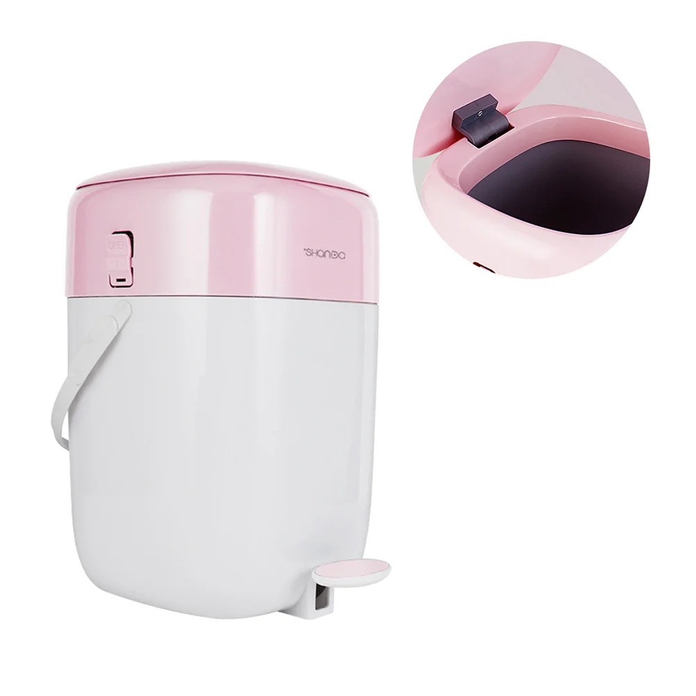

1PC Pedal Trash Can Creative Garbage Bin with Lid Household Trash Box Portable Sorting Garbage Container for Home Kitchen