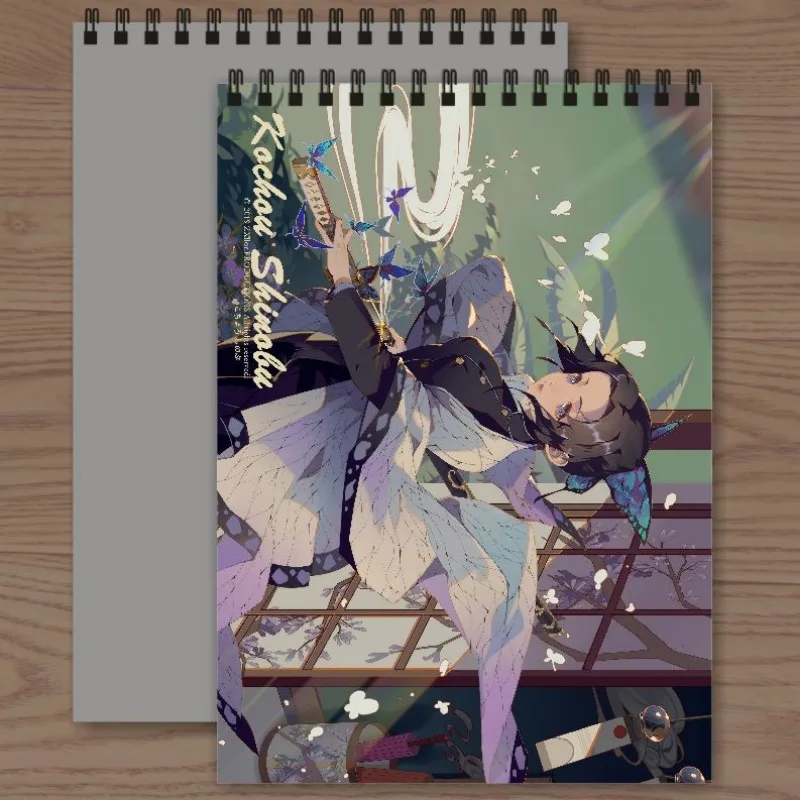 Cute Demon Slayer Kimetsu No Yaiba блокнот привидение лезвие дневник Filofax планировщик