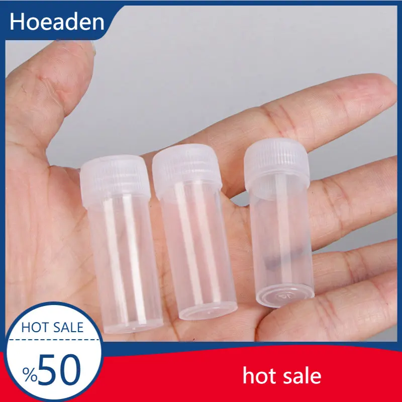 

20Pcs 5ml Plastic Bottle Vials Medicine Pill Liquid Powder Storage Container