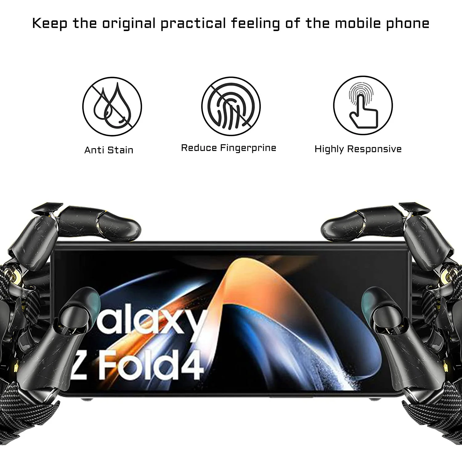 2Pcs HD Screen Protector Tempered Glass For Samsung Galaxy Z Fold 3 Z Fold 4 Protective Glass Film