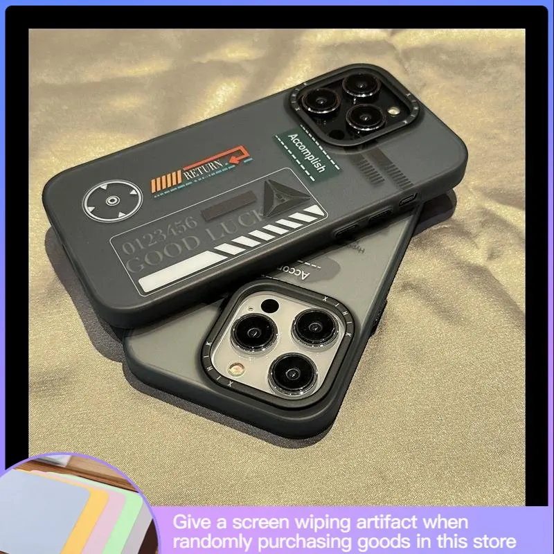 

Роскошный Черный матовый высококачественный телефон, подходит для IPhone14 14Promax 14pro 13promax 13pro 12promax, металлические ключи, защита от падения