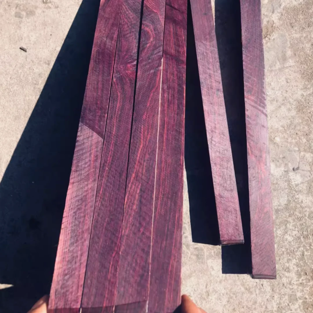 Длина: 300 мм натуральный фиолетовый сердечник дерево цветок грушевое