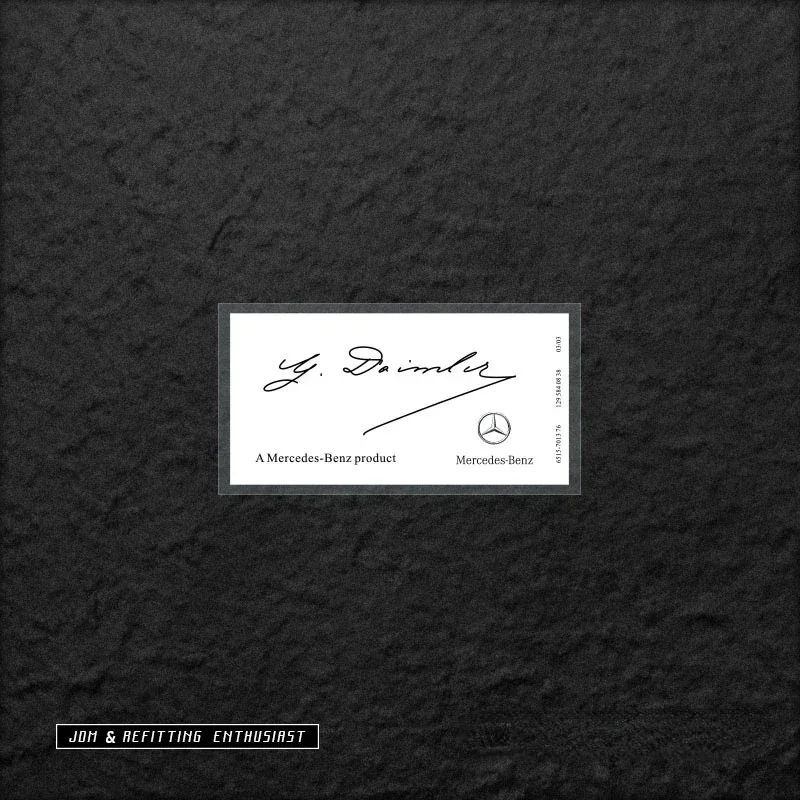 

Статическая наклейка на переднее лобовое стекло автомобиля, водостойкая статическая наклейка для Mercedes Benz AMG A B C E S V Class A180 CLK CLA GLE W212 C200