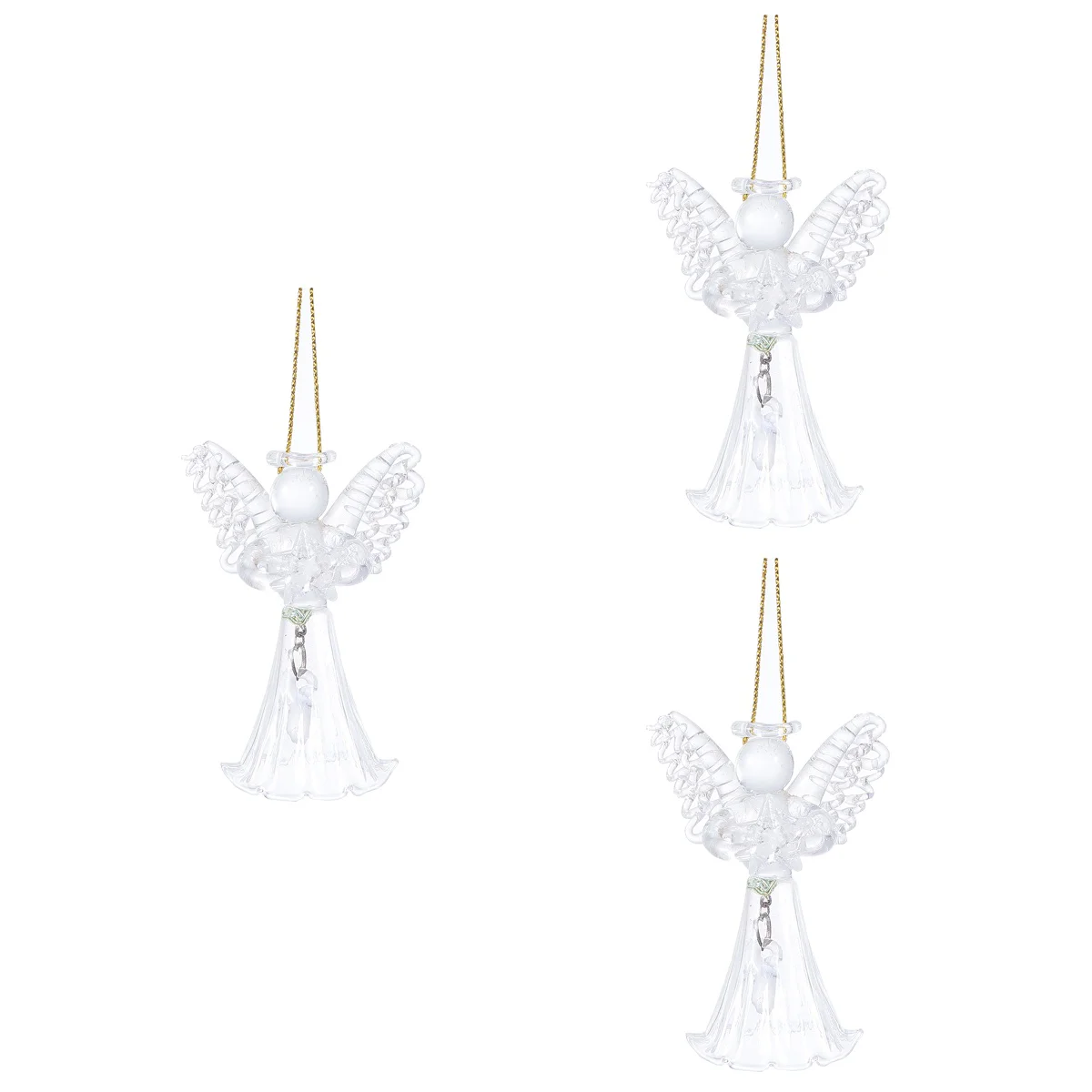 

Wind Hanging Bell Crystal Ornament Chimes Tree Ornaments Angels Angleguardian Outdoor Suncatchers Japanese Style Blessing Chime